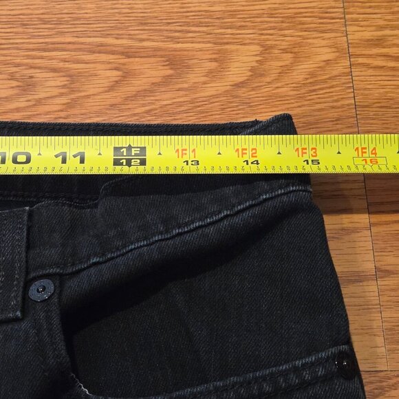 Levis 511 Boys Jeans Sz 16 Reg Black Night Skinny Fit Back to School 28x28 - Picture 8 of 15